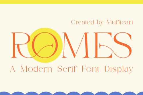 Romes - Modern Serif Font Display