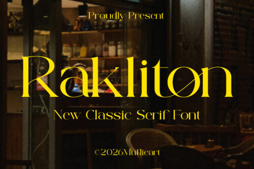 Rakliton- New Classic Serif Font