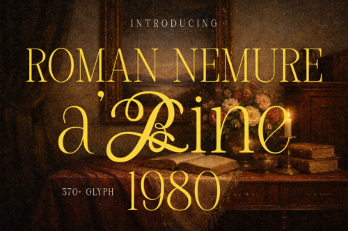 Roman Nemure – A Refined 1980s Romance Serif