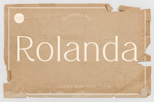 Rolanda - Vintage Serif Font