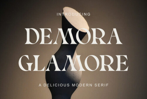 Demora Glamore - A Delicious Modern Serif Font