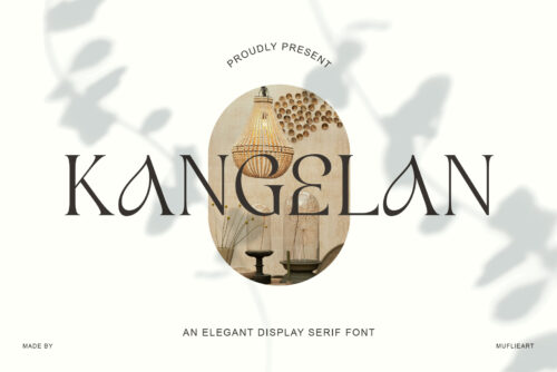 Kangelan - An Elegant Display Serif Font