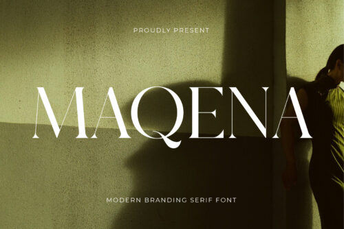 Maqena - Modern Branding Serif Font