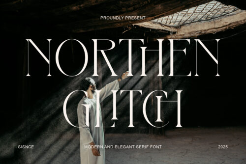 Northen Glitch - Modern & Elegant Serif Font