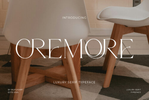 Cremore - Luxury Serif Typeface