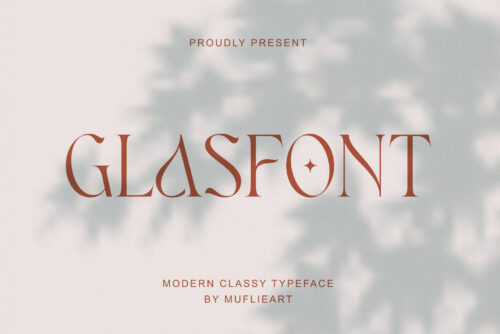 Glasfont - Modern Classy Typeface