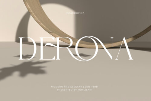 Derona - Modern & Elegant Serif Font