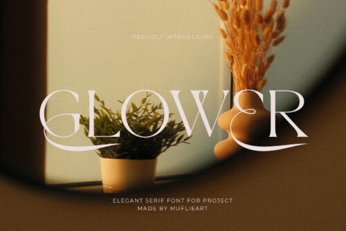 Glower- Elegant Serif Font
