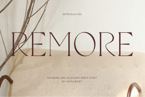 Remore - Modern & Elegant Serif Font