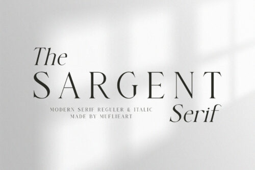 The Sargent Serif - Modern Serif