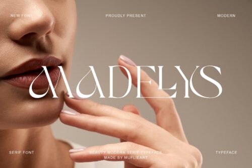 beauty modern serif font