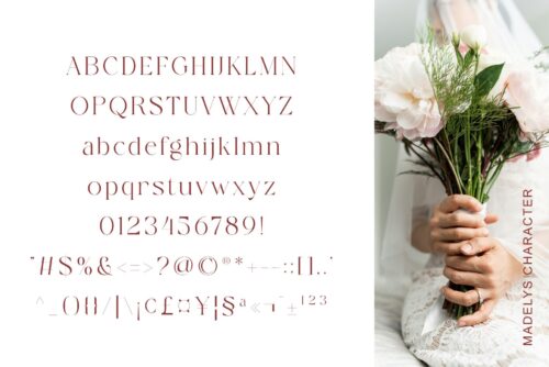 beauty modern serif font