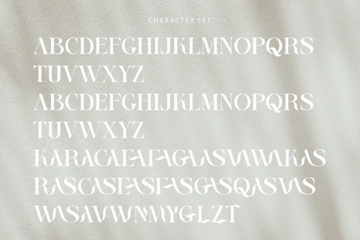 elegant and modern serif font