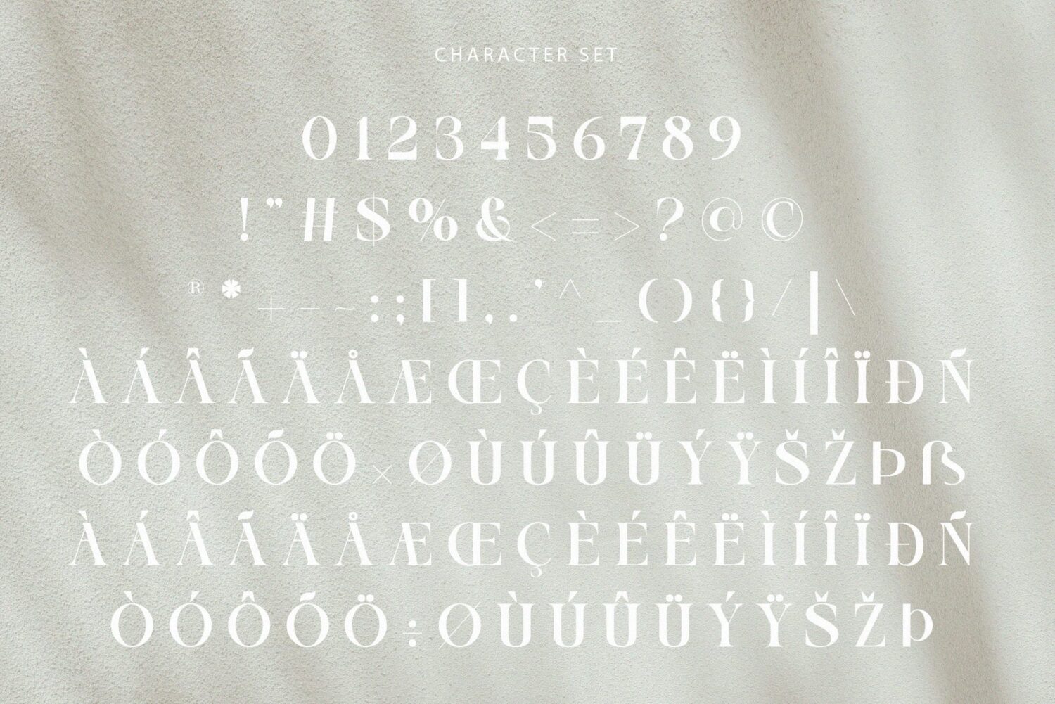 elegant and modern serif font