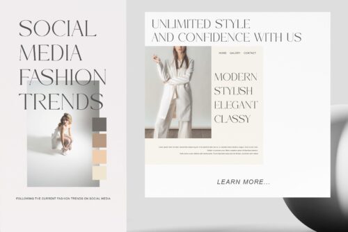 modern elegant serif font