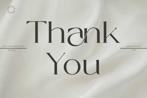 modern elegant serif font
