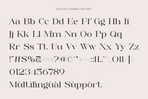 modern serif font