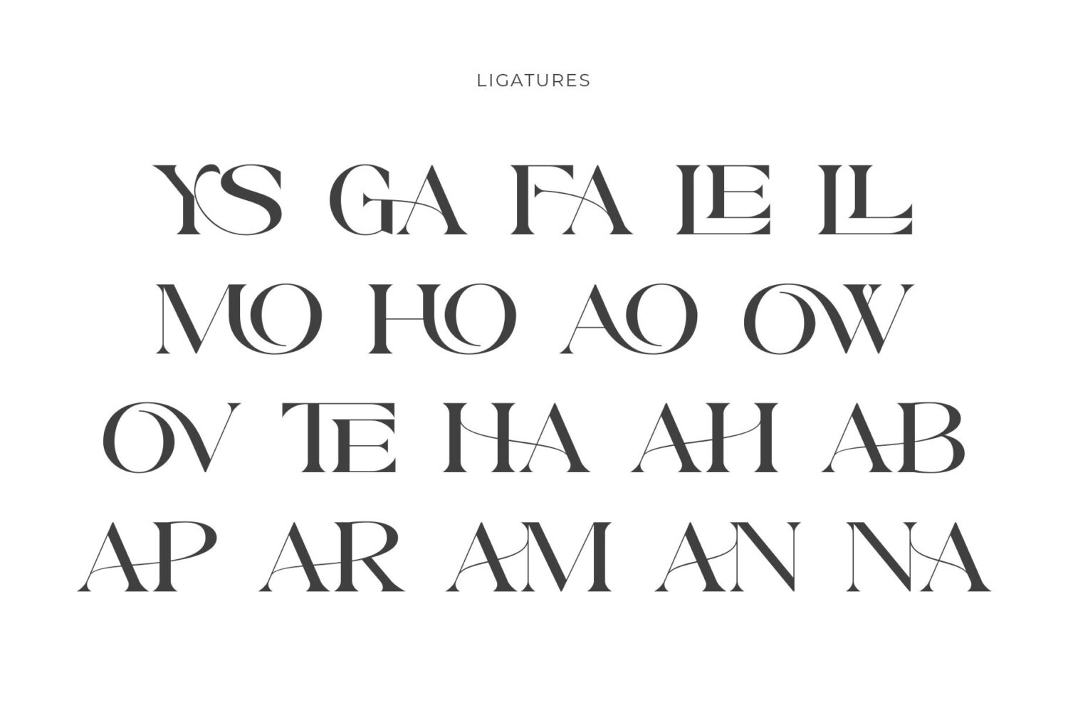 modern serif font
