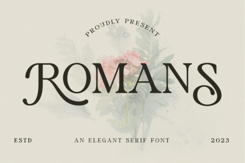 Romans - An Elegant Serif Font