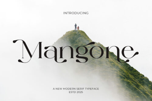 Mangone - New Modern Serif Typeface