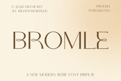 Bromle - Modern Serif Font