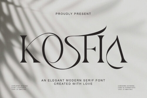 Kosfia - Elegant Modern Serif Font