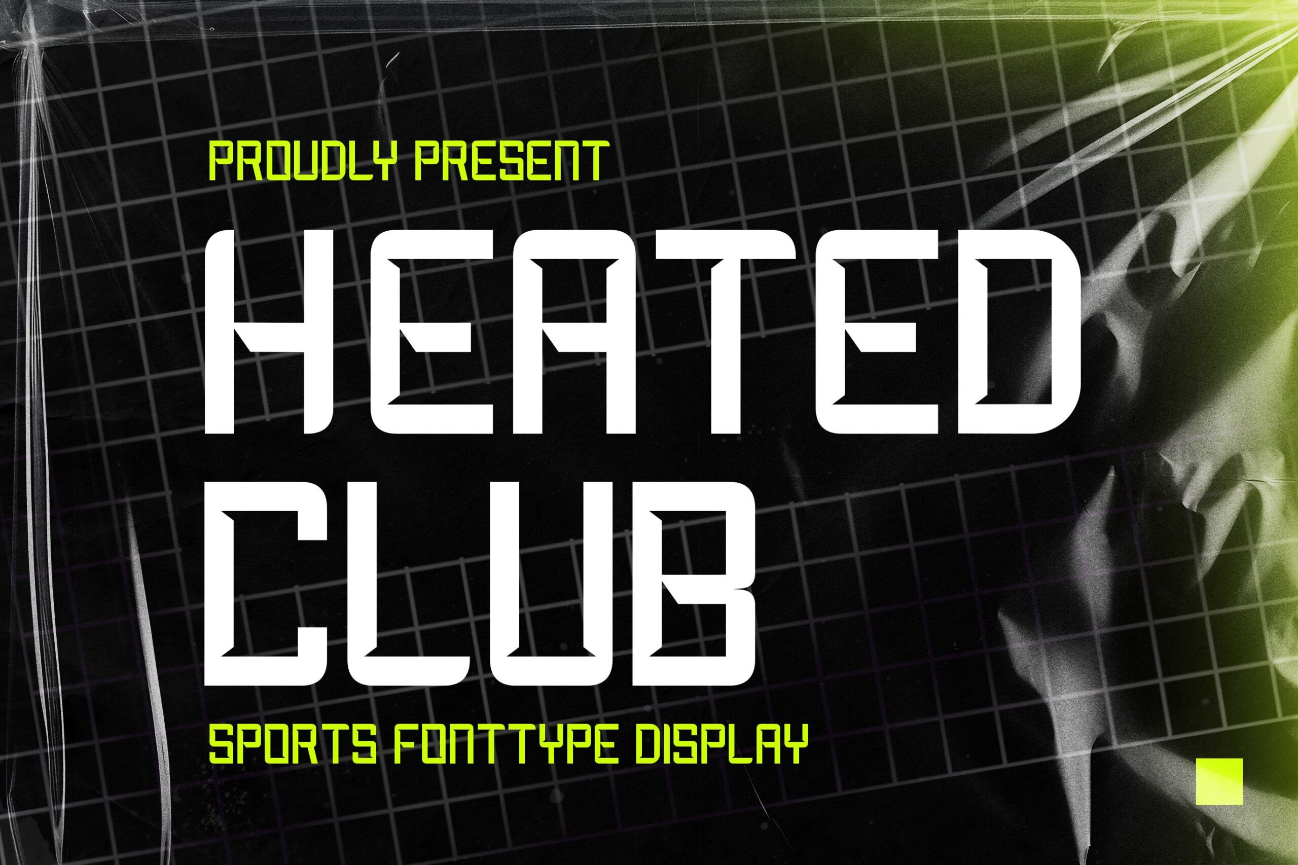 sport display font