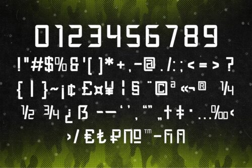 sport display font