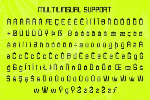 sport display font