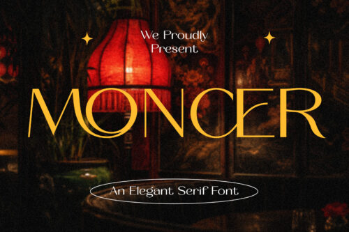 Moncer - An Elegant Serif Font