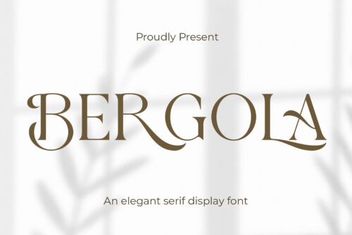 Bergola - Elegant Serif Display Font