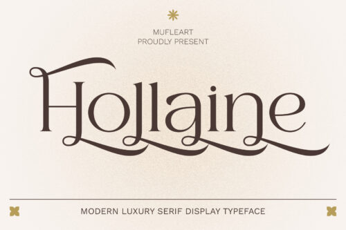 Hollaine - Modern Luxury Serif Typeface