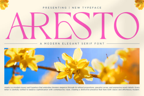 Aresto - Modern Eegant Serif Font