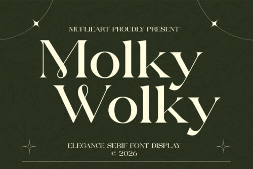 Molky Wolky - An Elegant Serif Display Font